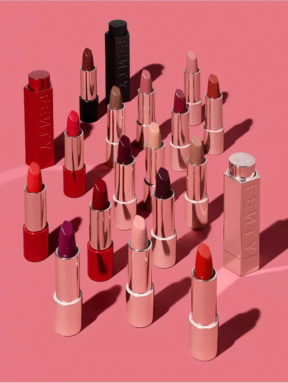 FENTY BEAUTY Icon The Fill Semi-Matte Refillable Lipstick in Kissin’ Kutie NIB